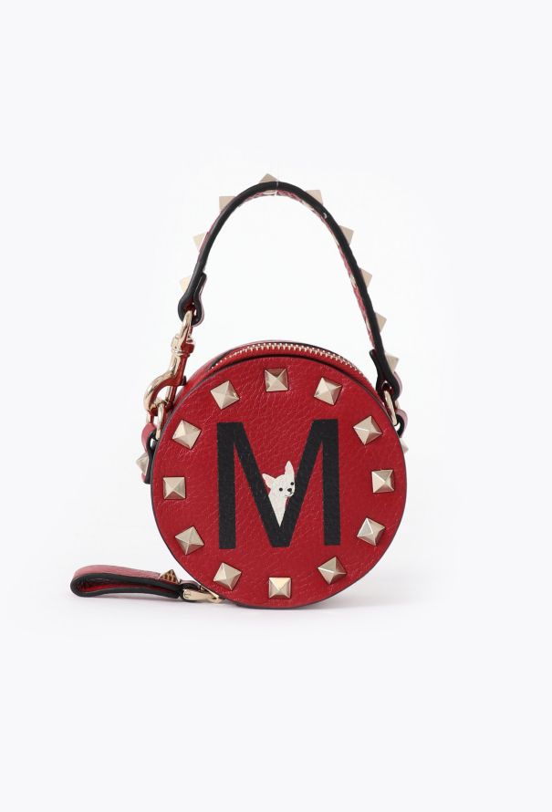 Valentino Rockstud M Round Mini Pouch - 1