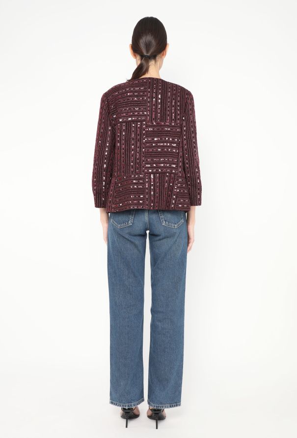 Chanel 2000 Sequin Tweed Jacket & Top - 6 Chanel 2000 Sequin Tweed Jacket & Top - 6