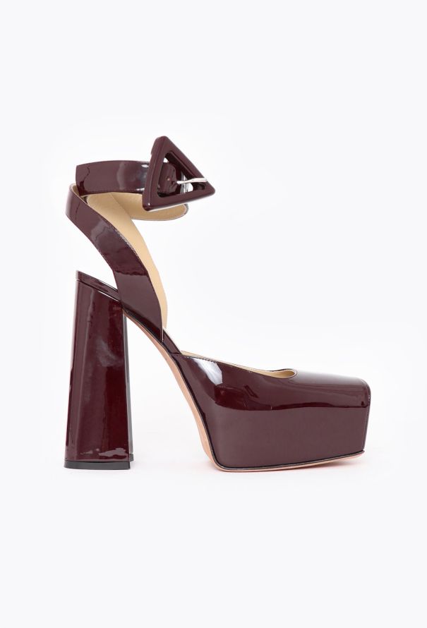 Bottega Veneta 2024 Patent Platform Tower Pumps - 1