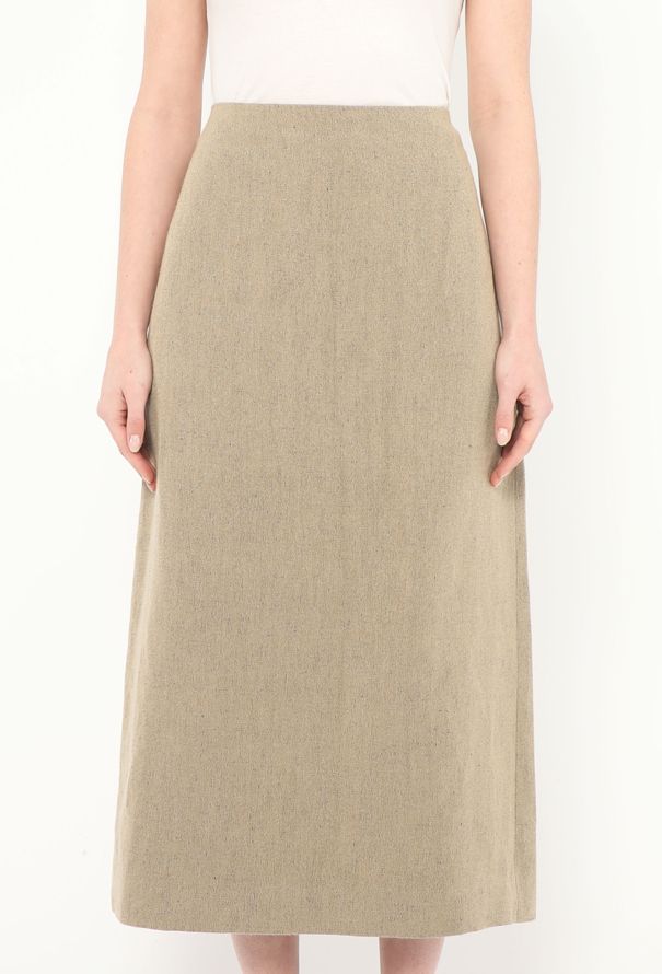The Row S/S 2023 Alma Linen Skirt - 3
