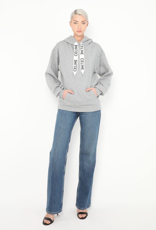 Céline 2023 Emblematic Drawstring Hoodie - 3