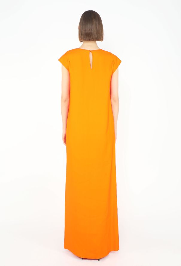 Dior 2014 Charmeuse Train Dress - 5