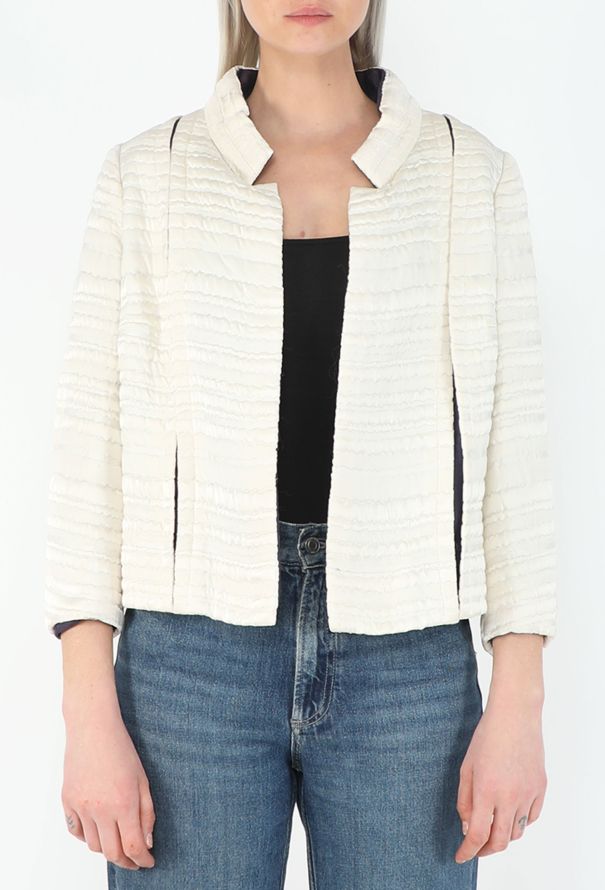 Chanel Haute Couture '70s Quilted Silk Jacket - 1