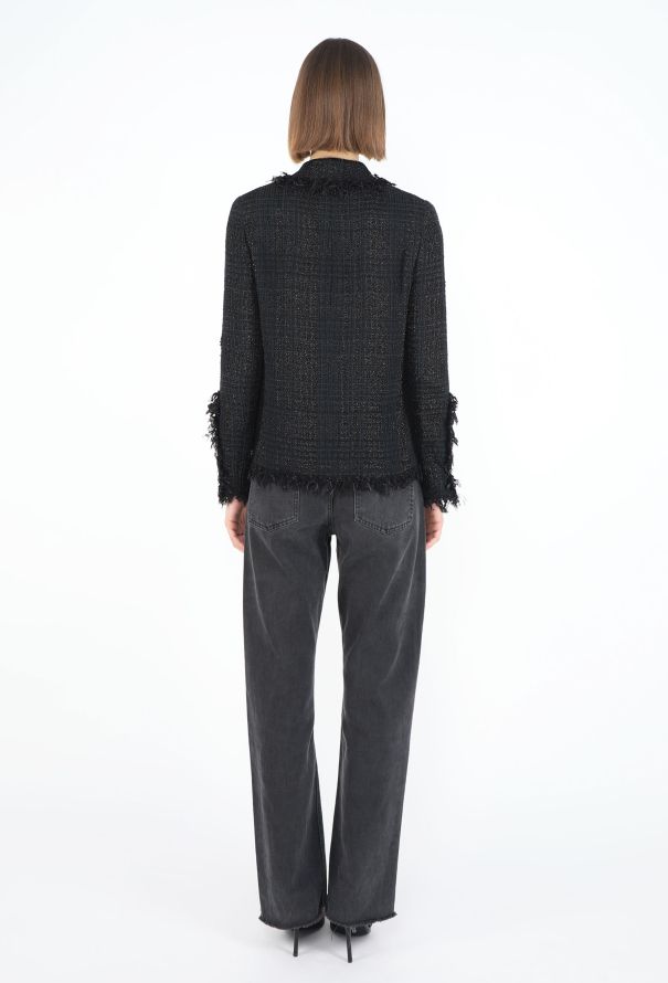 Chanel 2007 Iridescent Tweed Blazer - 6