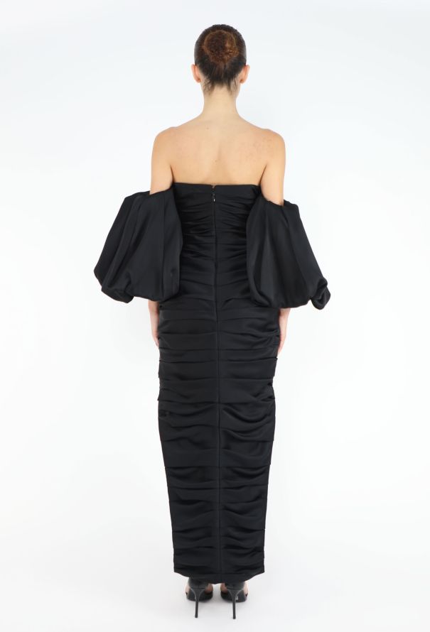 Khaite 2021 Carlanda Ruched Column Gown - 5