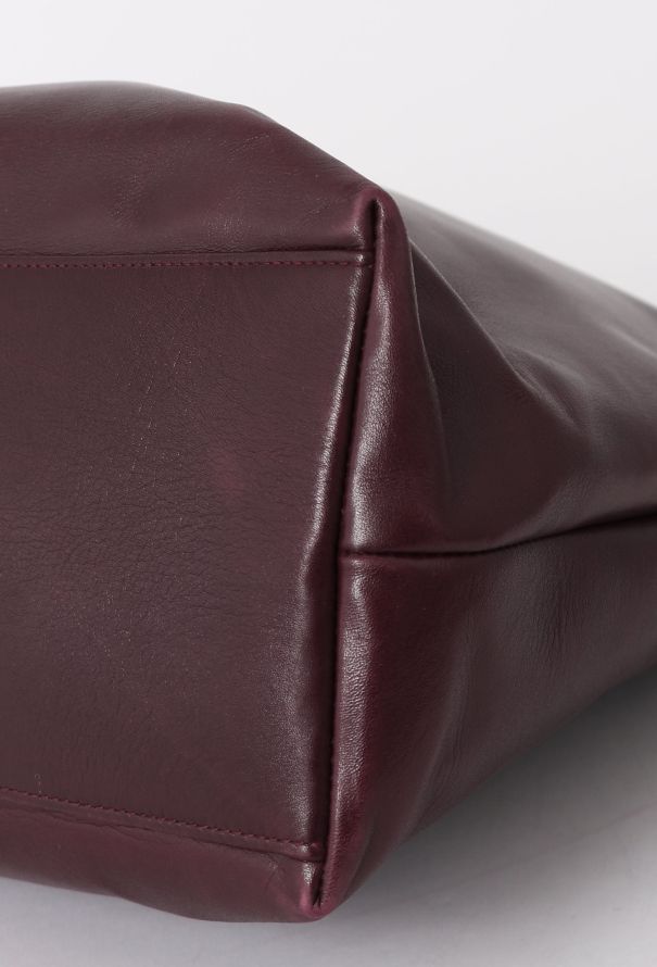 Chanel '90s Burgundy Shopping Tote Bag - 9