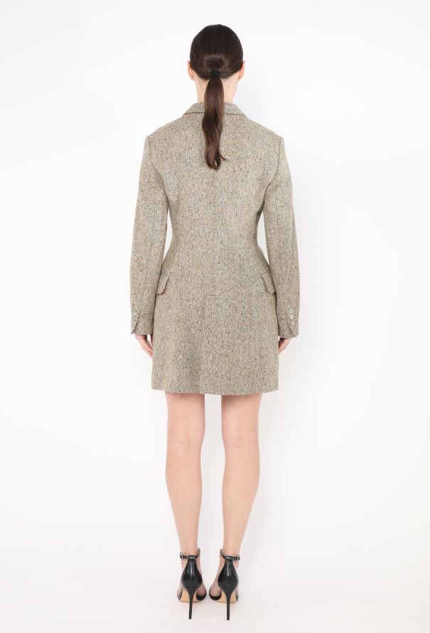Alaïa 1986 Harris Tweed Riding Blazer - 4