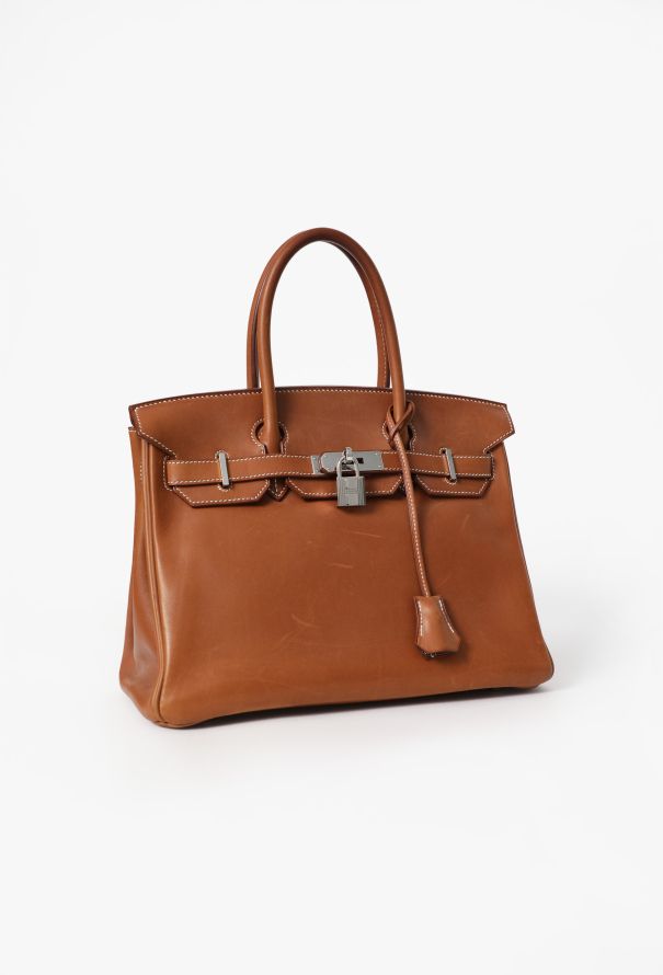 Hermès Barenia Birkin 30 with Patina - 3