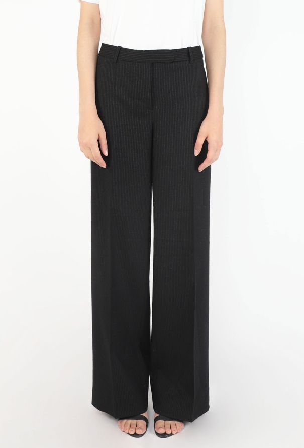 The Row Banew Pinstripe Wide-Leg Trousers, 2024 - 3