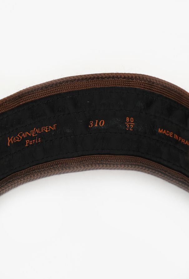 Saint Laurent Vintage Passementerie Suede Belt - 5 Saint Laurent Vintage Passementerie Suede Belt - 5