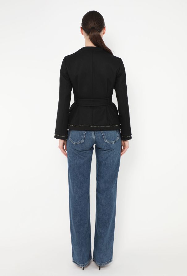 Saint Laurent 2006 Sculpted Belted Jacket - 5