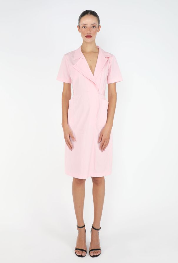 Miu Miu S/S 2025 Notched Cotton Dress - 6