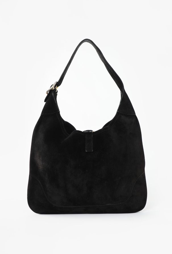 Hermès Vintage Black Veau Doblis Trim Bag - 4