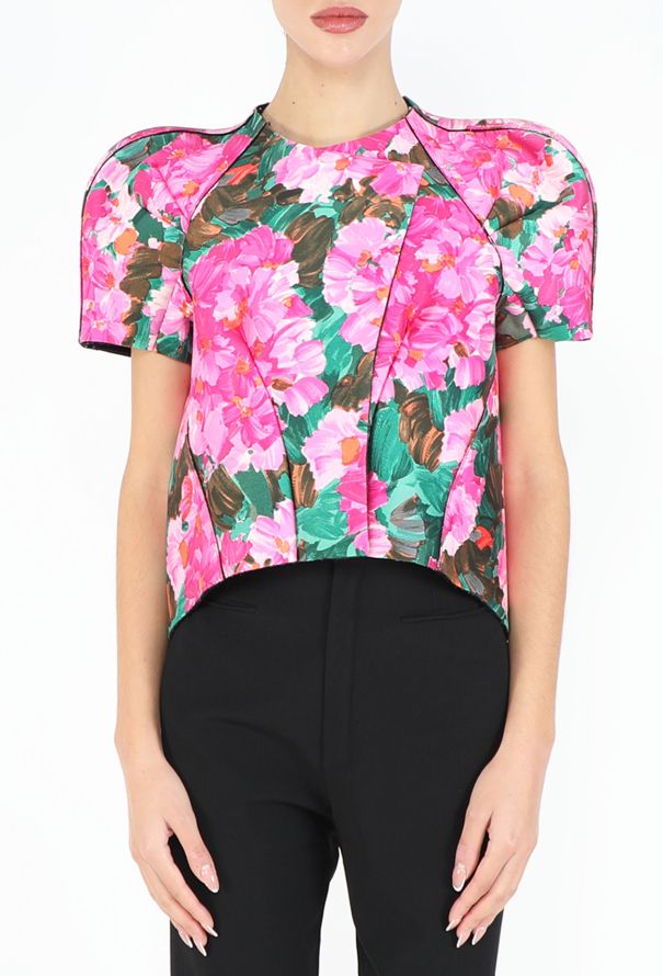 Balenciaga ICONIC S/S 2008 Sculpted Neoprene Top - 4