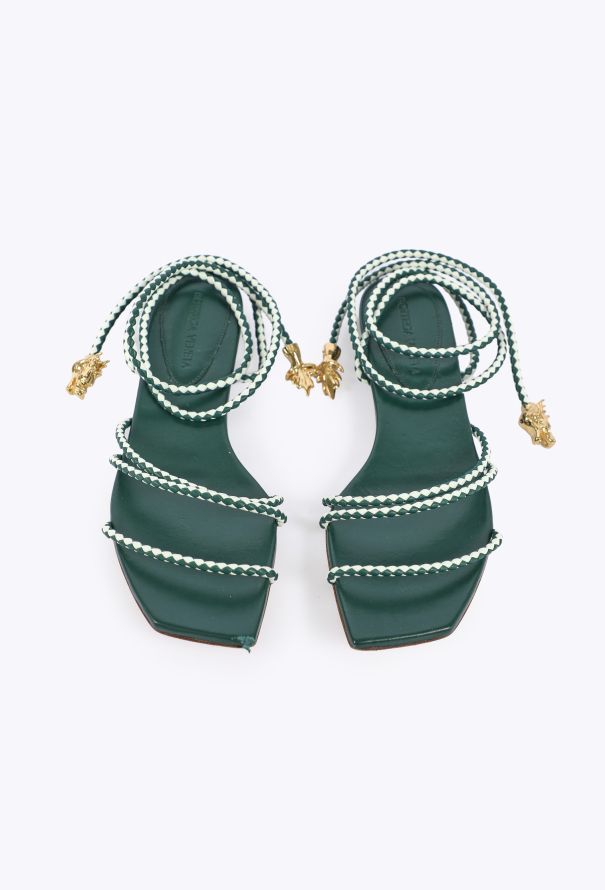 Bottega Veneta Adam Leather Wrap Sandals, 2022 - 2