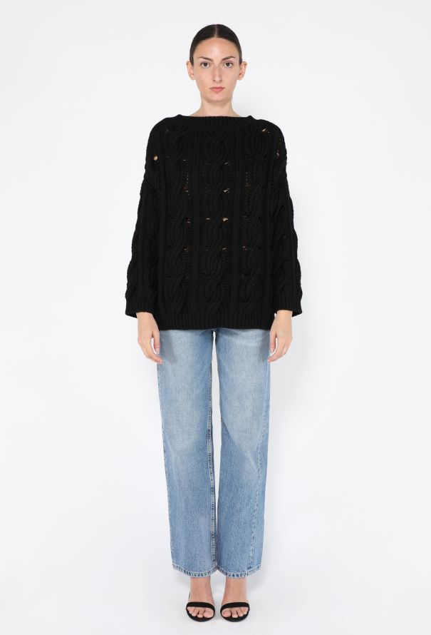Valentino Cable-Knit Wool Sweater, 2022 - 2