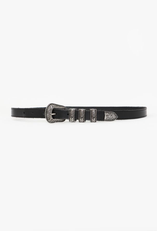Saint Laurent S/S 2014 Western Leather Belt - 1