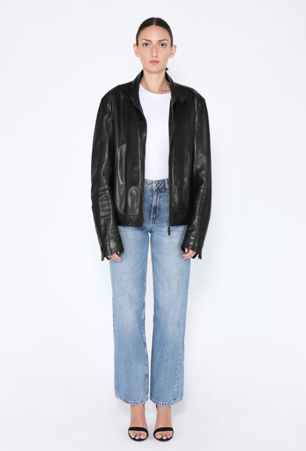 Prada 2007 Leather Moto Jacket - 4