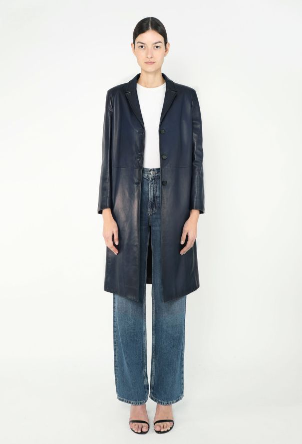 Prada 2014 Classic Lambskin Coat - 1