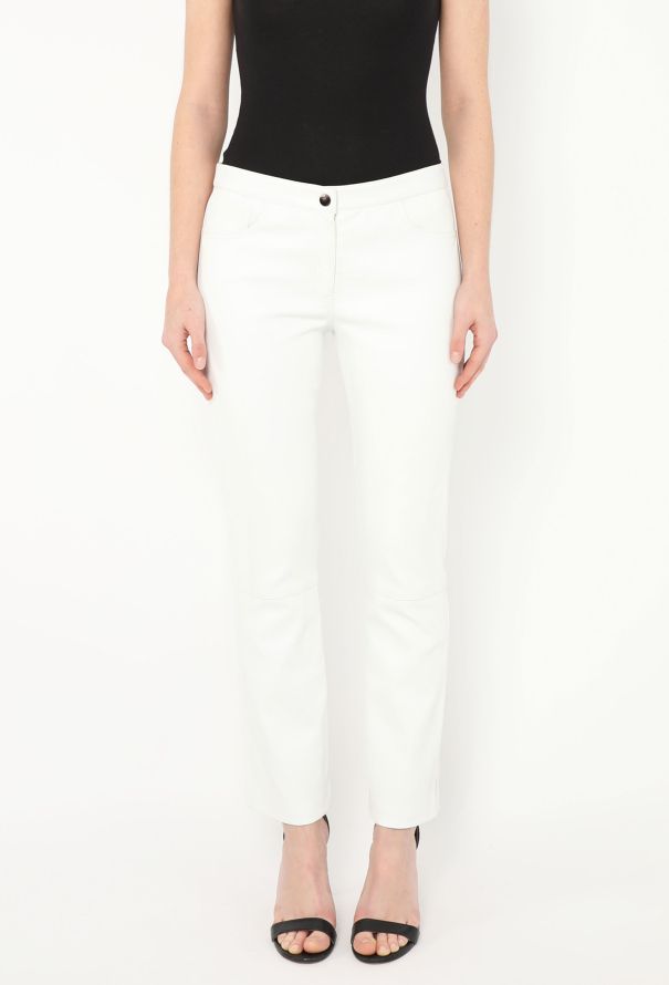 The Row Tapered Lambskin Pants - 3 The Row Tapered Lambskin Pants - 3