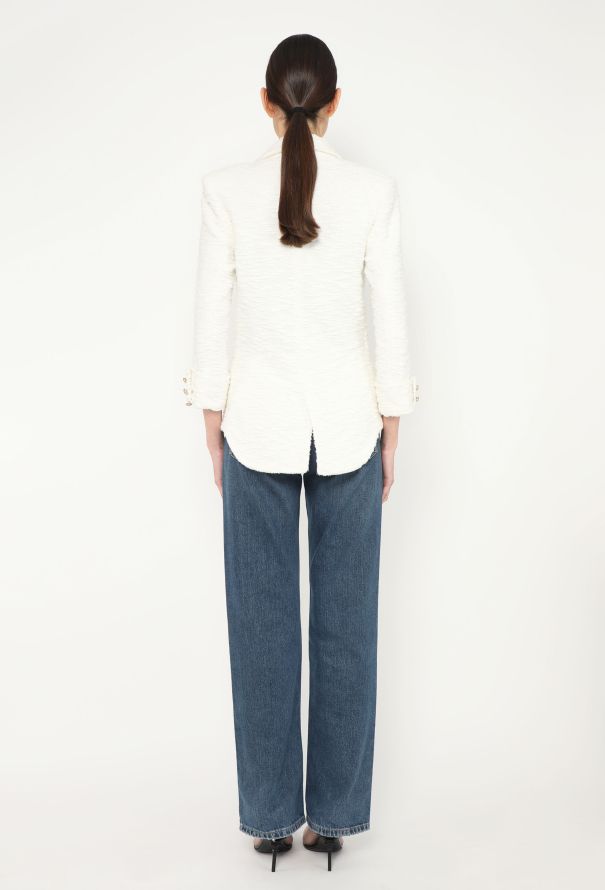 Balmain Embossed Bouclé Blazer - 4