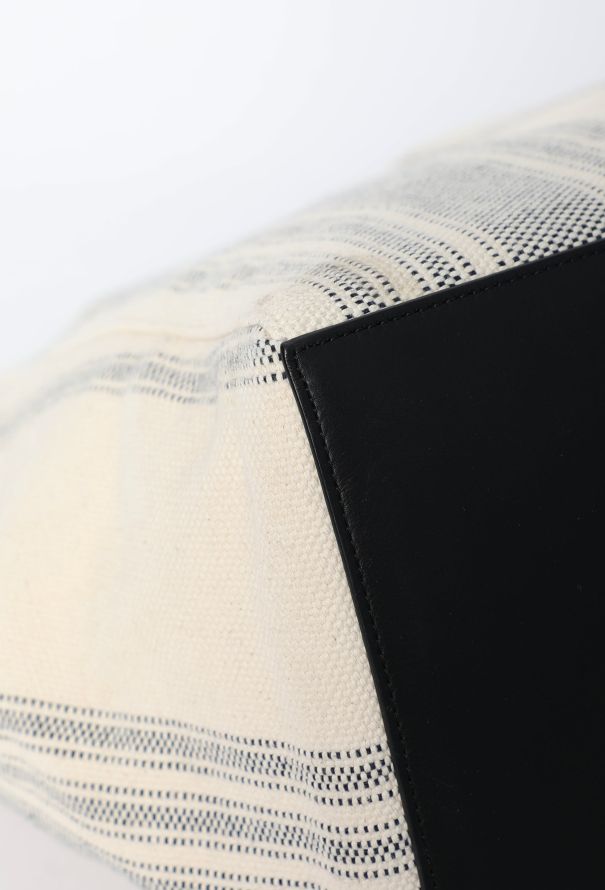 Céline Striped Canvas Phantom Tote - 7 Céline Striped Canvas Phantom Tote - 7