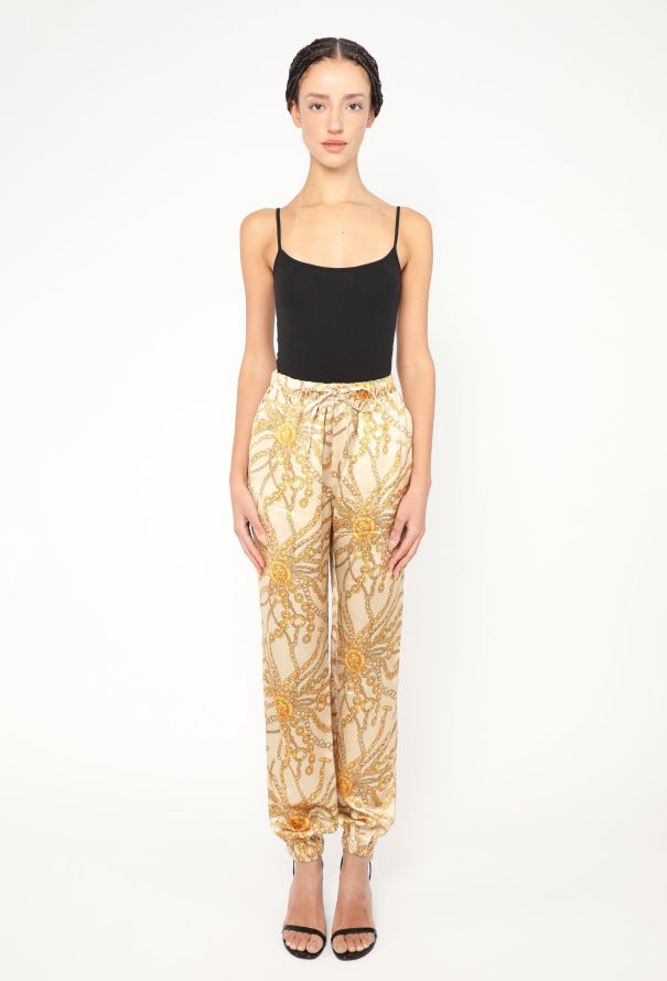 Céline S/S 2021 Satin Chainlink Joggers - 4 Céline S/S 2021 Satin Chainlink Joggers - 4