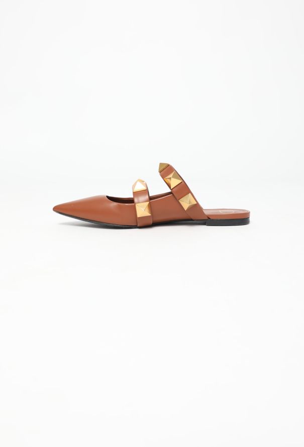 Valentino S/S 2021 Leather Rockstud Mules - 5