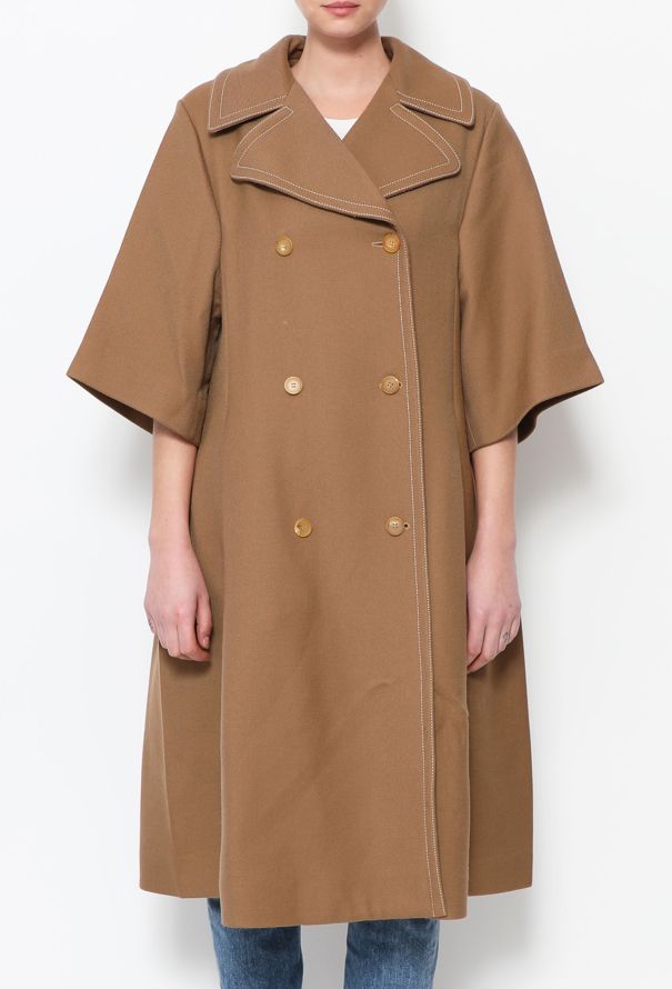 Chloé CAMPAIGN F/W 2019 Twill Overcoat - 4