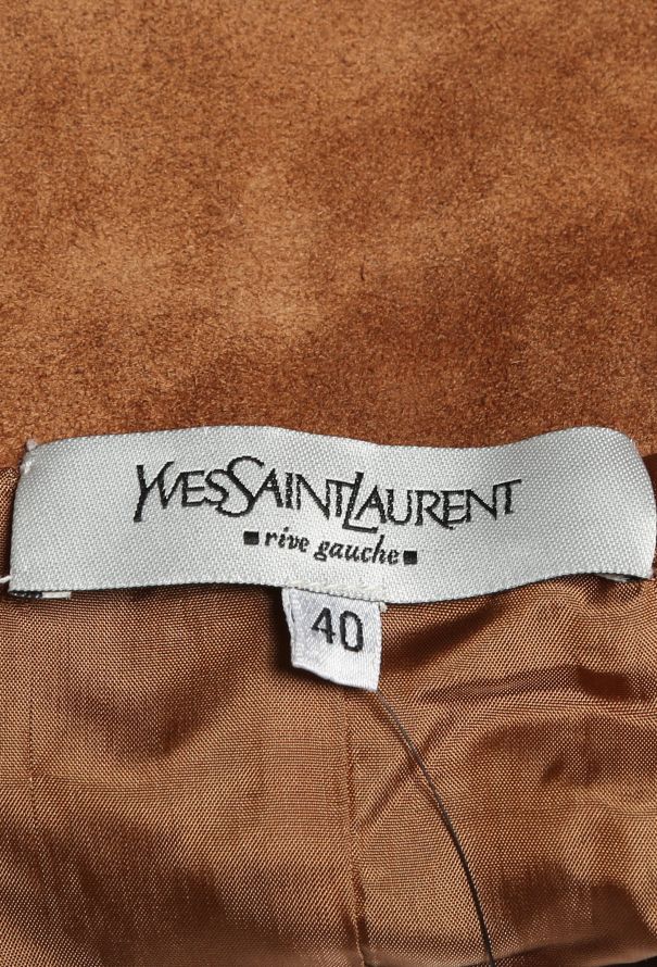 Saint Laurent Tom Ford S/S 2002 Suede Skirt - 6