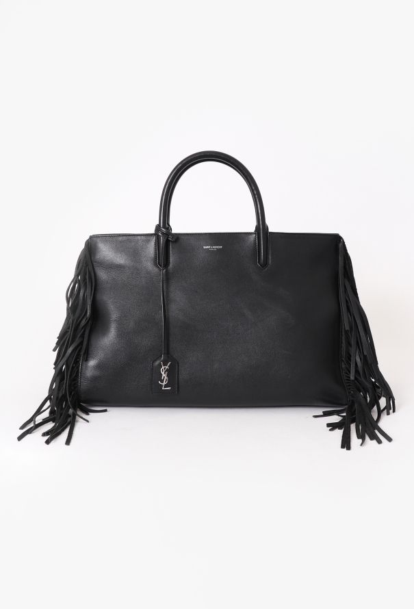 Saint Laurent Fringe Rive Gauche Cabas - 1