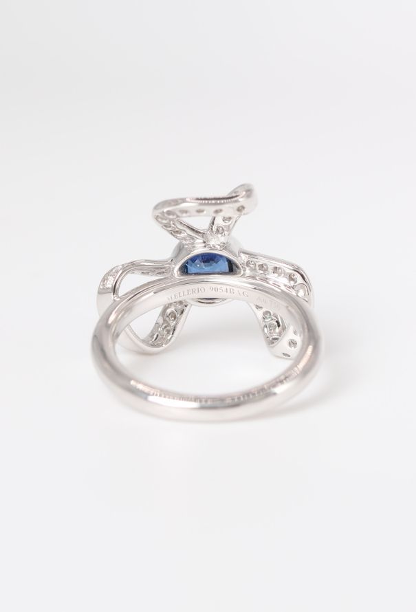 Mellerio 18k Gold, Diamond & Sapphire Marie Antoinette Ring - 5 Mellerio 18k Gold, Diamond & Sapphire Marie Antoinette Ring - 5