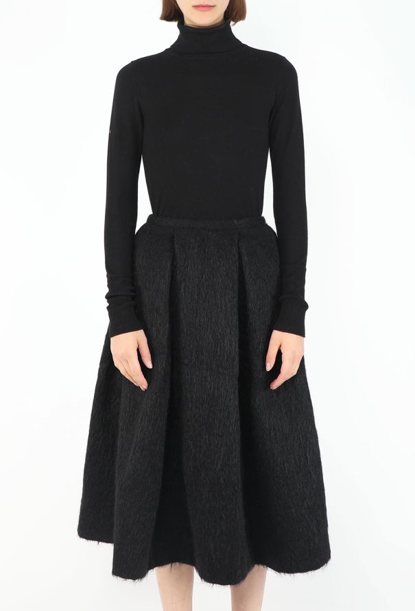 Comme des Garçons 1999 Mohair Pleated Skirt - 2