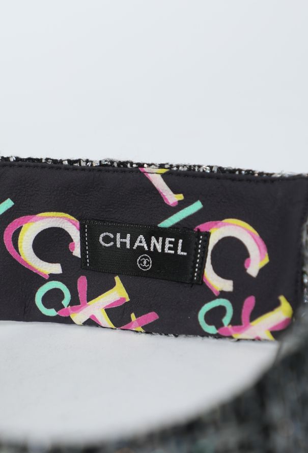 Chanel 2019 Tweed Reversible Visor - 5
