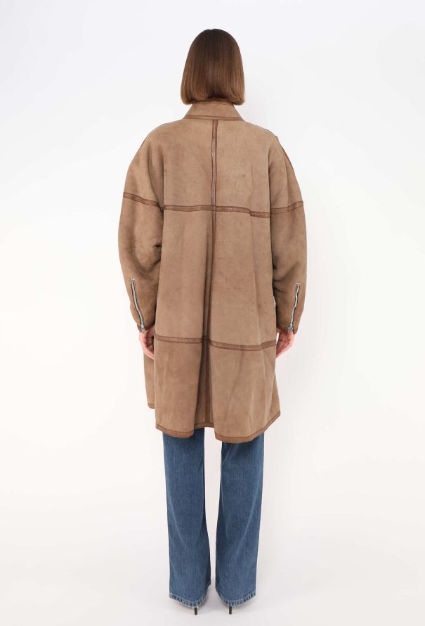 Alaïa ULTRA RARE F/W 1982 Shearling-Lined Coat - 6 Alaïa ULTRA RARE F/W 1982 Shearling-Lined Coat - 6