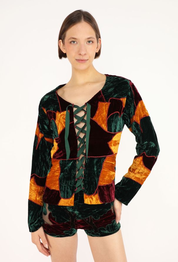 Norma Kamali 3-Piece Velvet Ensemble, 1970s - 1