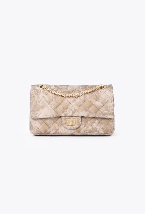Chanel 2010 Metallic 2.55 Medium Flap Bag - 1