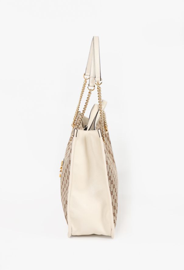 Gucci 2020 Monogram Toile Horsebit 1955 Tote - 4