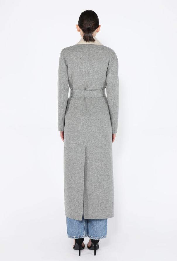 The Row Double-Faced Belted Wool Coat - 6