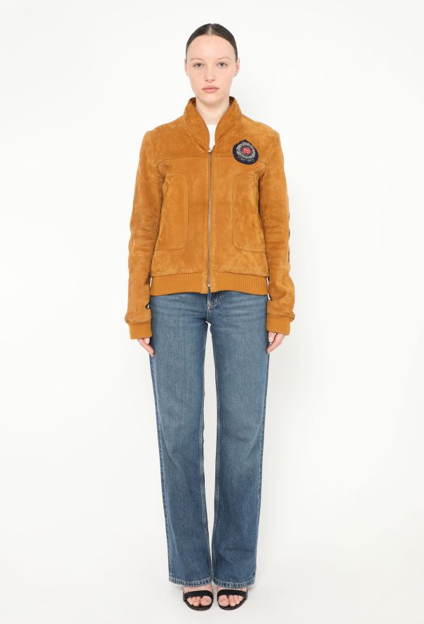 Balenciaga S/S 2006  Suede Bomber Jacket - 3 Balenciaga S/S 2006  Suede Bomber Jacket - 3