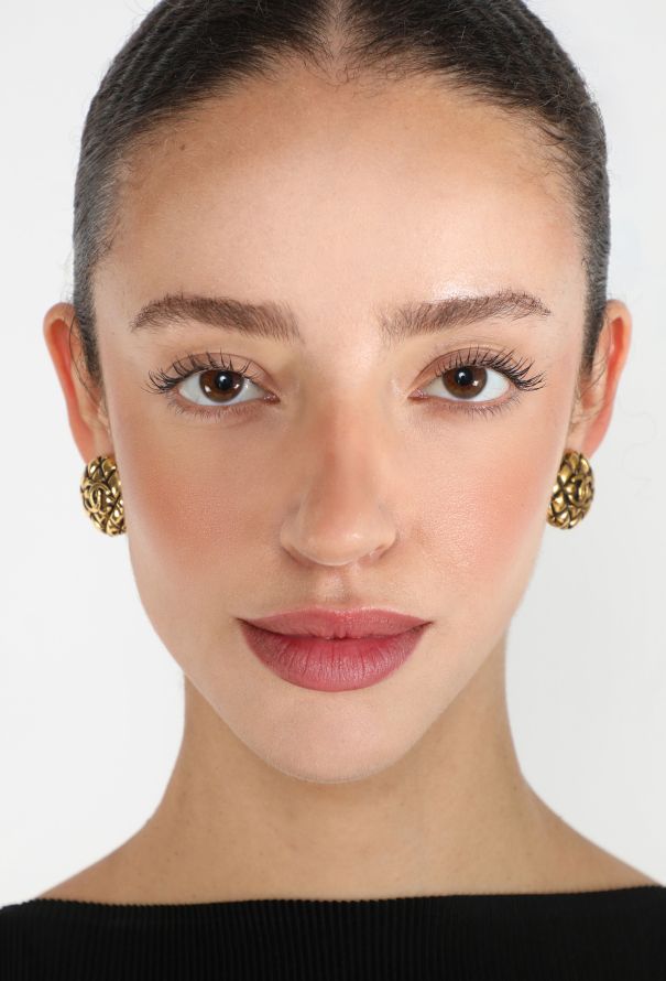 Chanel Quilted 'CC' Clip-On Earring, 1992 - 3