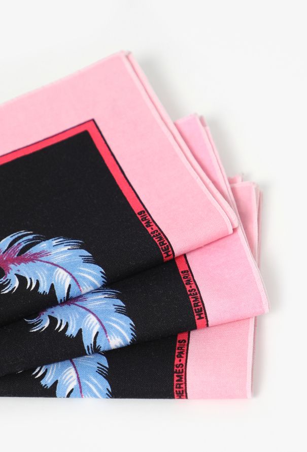 Hermès Vintage Set of 3 Printed Placemats - 3