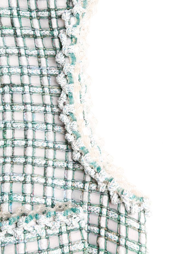Chanel S/S 2012 Tweed Leather Dress - 6 Chanel S/S 2012 Tweed Leather Dress - 6