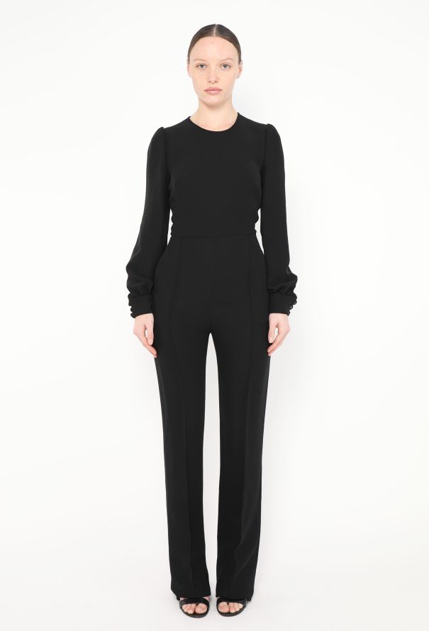 Valentino F/W 2012 Pleated Silk Jumpsuit - 1
