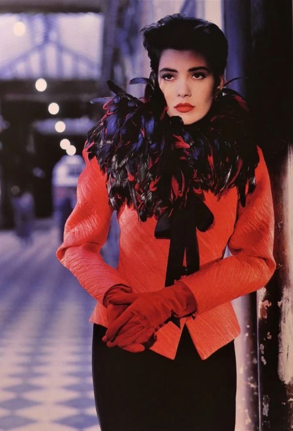 Saint Laurent COLLECTOR F/W 1986 Feather Scarf - 5