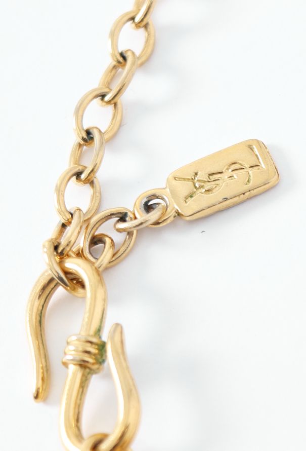 Saint Laurent Early '90s Chainlink Heart Necklace - 5 Saint Laurent Early '90s Chainlink Heart Necklace - 5