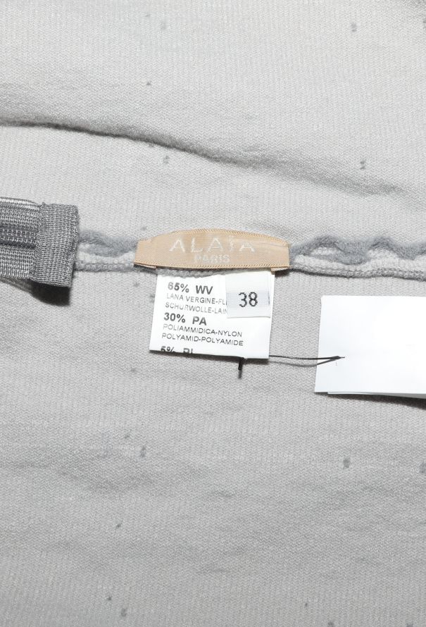 Alaïa Felted Laser-Cut Dress - 5