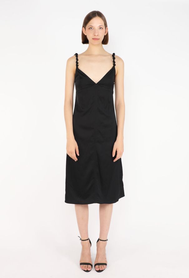 Bottega Veneta Knotted Slip Dress, Pre-Fall 2019 - 1