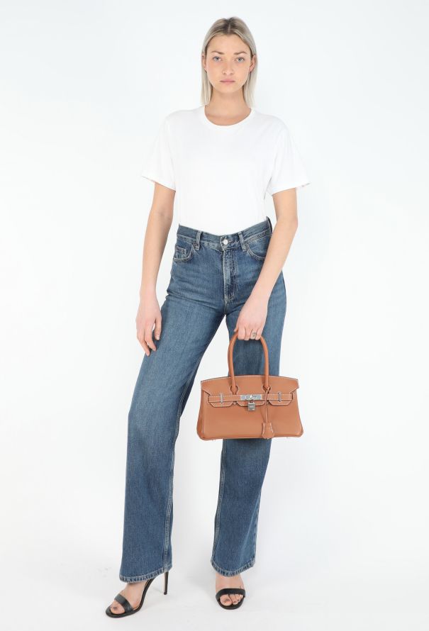 Hermès Exceptional Gold Evercolor Shoulder Birkin 29 - 4