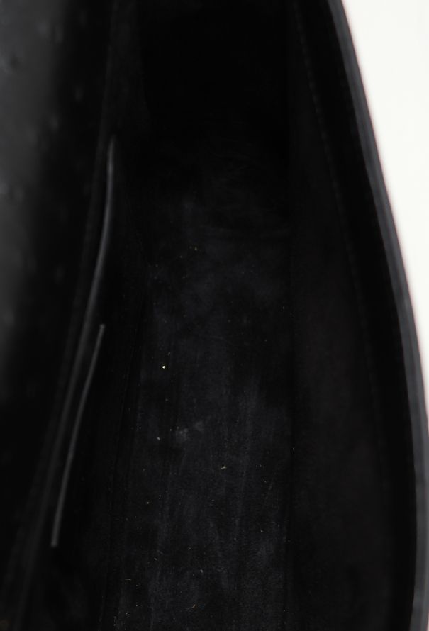 Saint Laurent 2017 Black Ostrich Eddie Shoulder bag - 12